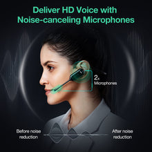 Load image into Gallery viewer, Yealink WH63 Wireless Headset with Microphone for Computer PC Laptop Teams Certified Headset Office IP VoIP Phones Noise Canceling Mic Single Ear Headset with Charge Stand