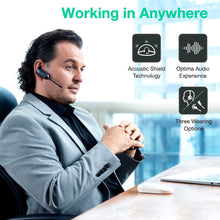 Load image into Gallery viewer, Yealink WH63 Wireless Headset with Microphone for Computer PC Laptop Teams Certified Headset Office IP VoIP Phones Noise Canceling Mic Single Ear Headset with Charge Stand