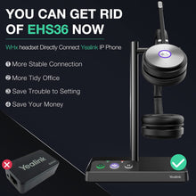 Load image into Gallery viewer, Yealink WH62 Wireless Headset with Microphone Teams Certified for PC Computer Laptop Mac(WH62-DUAL,for Microsoft Optimized)