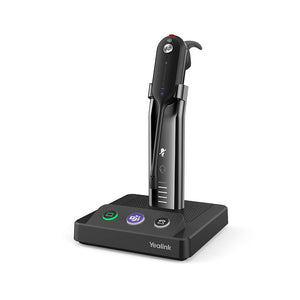 Yealink WH63 Wireless Headset with Microphone for Computer PC Laptop Teams Certified Headset Office IP VoIP Phones Noise Canceling Mic Single Ear Headset with Charge Stand