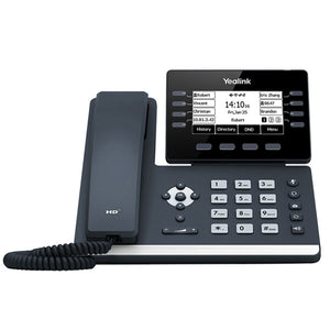 Yealink T53 IP Phone, 12 VoIP Accounts. 3.7-Inch Graphical Display. USB 2.0, 802.3af PoE, Power Adapter Not Included (SIP-T53)