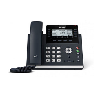Yealink T43U IP Phone, 12 VoIP Accounts. 3.7-Inch Graphical Display. Dual USB 2.0, 802.3af PoE, Power Adapter Not Included (SIP-T43U)