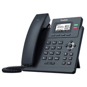 Yealink T31G IP Phone, 2 VoIP Accounts. 2.3-Inch Graphical Display. Dual-Port Gigabit Ethernet, 802.3af PoE, Power Adapter Not Included (SIP-T31G)