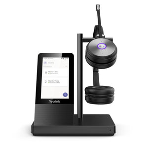 Yealink WH67 Wireless-Headset Bluetooth Headset with Microphone DECT Headset for Computer Laptop PC Office VoIP Phone Teams Certified(for Microsoft Optimized)