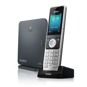 Yealink W60P Cordless DECT IP Phone and Base Station,Power Adapter Included