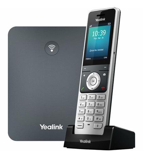 Yealink W76P Cordless DECT IP Phone and Base Station,Power Adapter Included