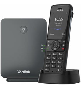 Yealink W78P Cordless DECT IP Phone and Base Station,Power Adapter Included