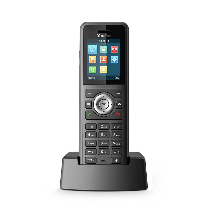 Yealink W59R Cordless Ruggedized DECT IP Phone, Base Station Not Included, Power Adapter Included